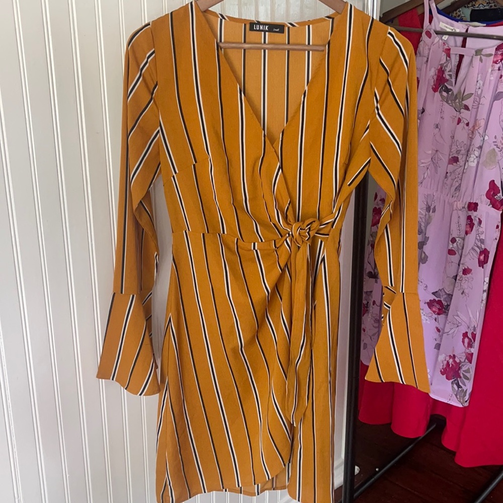 LUNIK wrap dress.